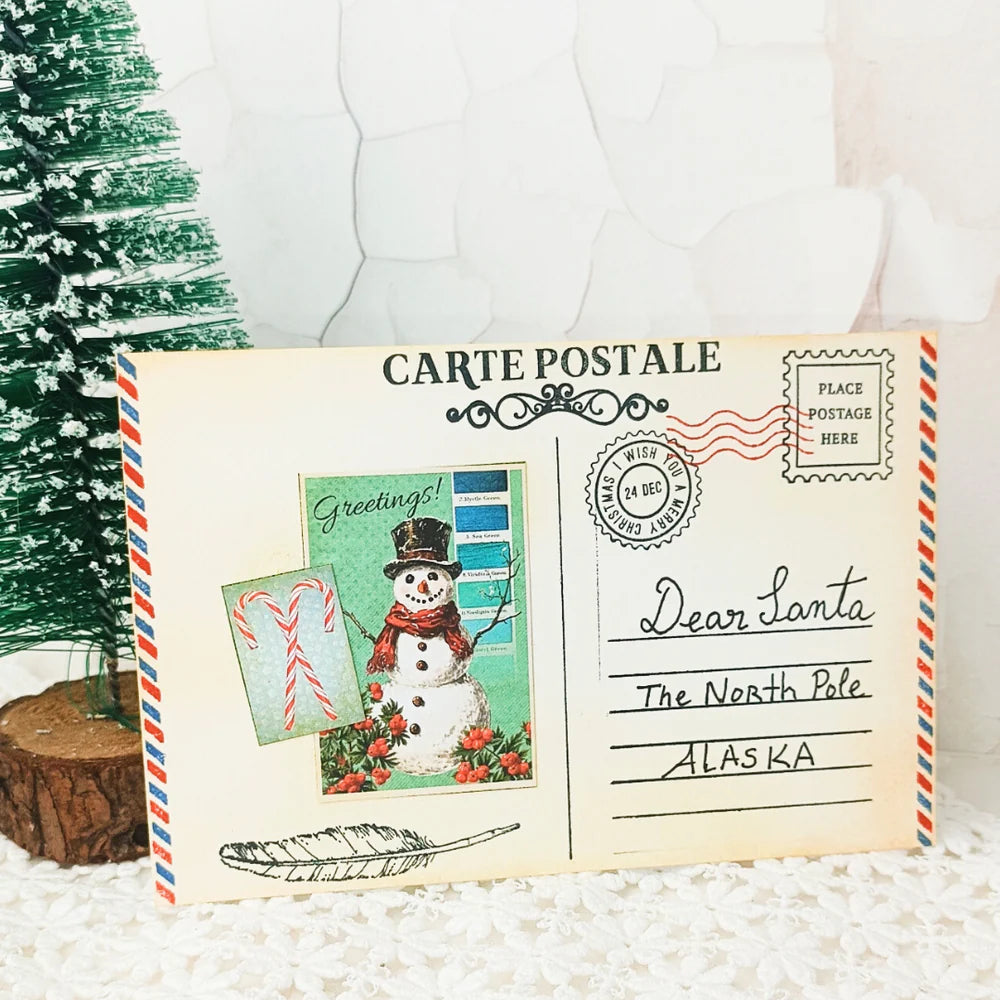 Elizabeth Craft Designs Postcard Parts Stamp Set