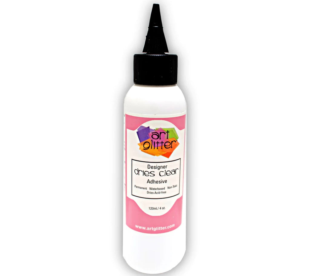 Art Glitter Designer seca pegamento transparente 4 oz.