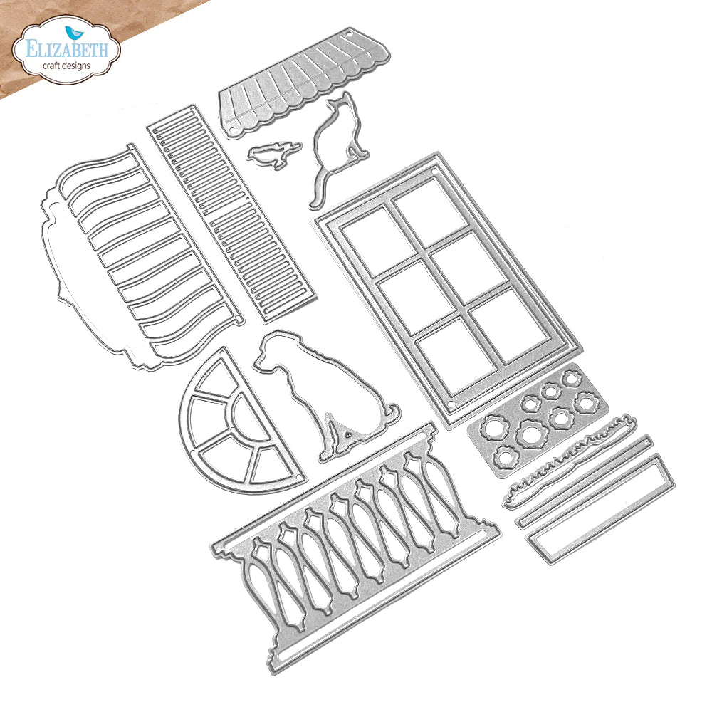 Elizabeth Craft Designs Through the Window Metal Die Set
