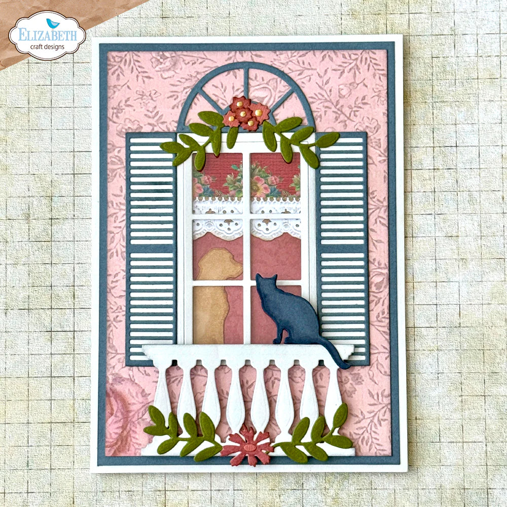 Elizabeth Craft Designs Through the Window Metal Die Set