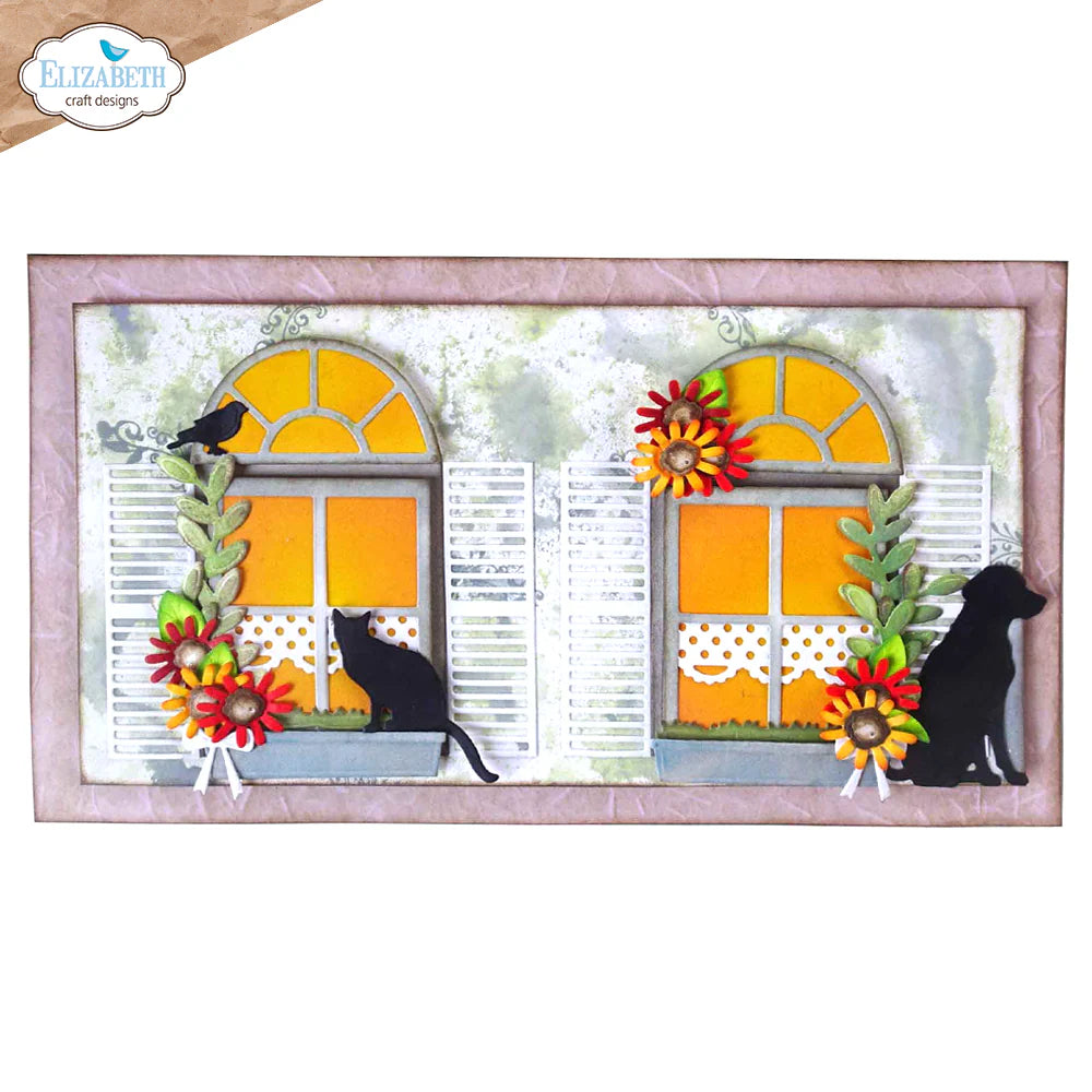 Elizabeth Craft Designs Through the Window Metal Die Set