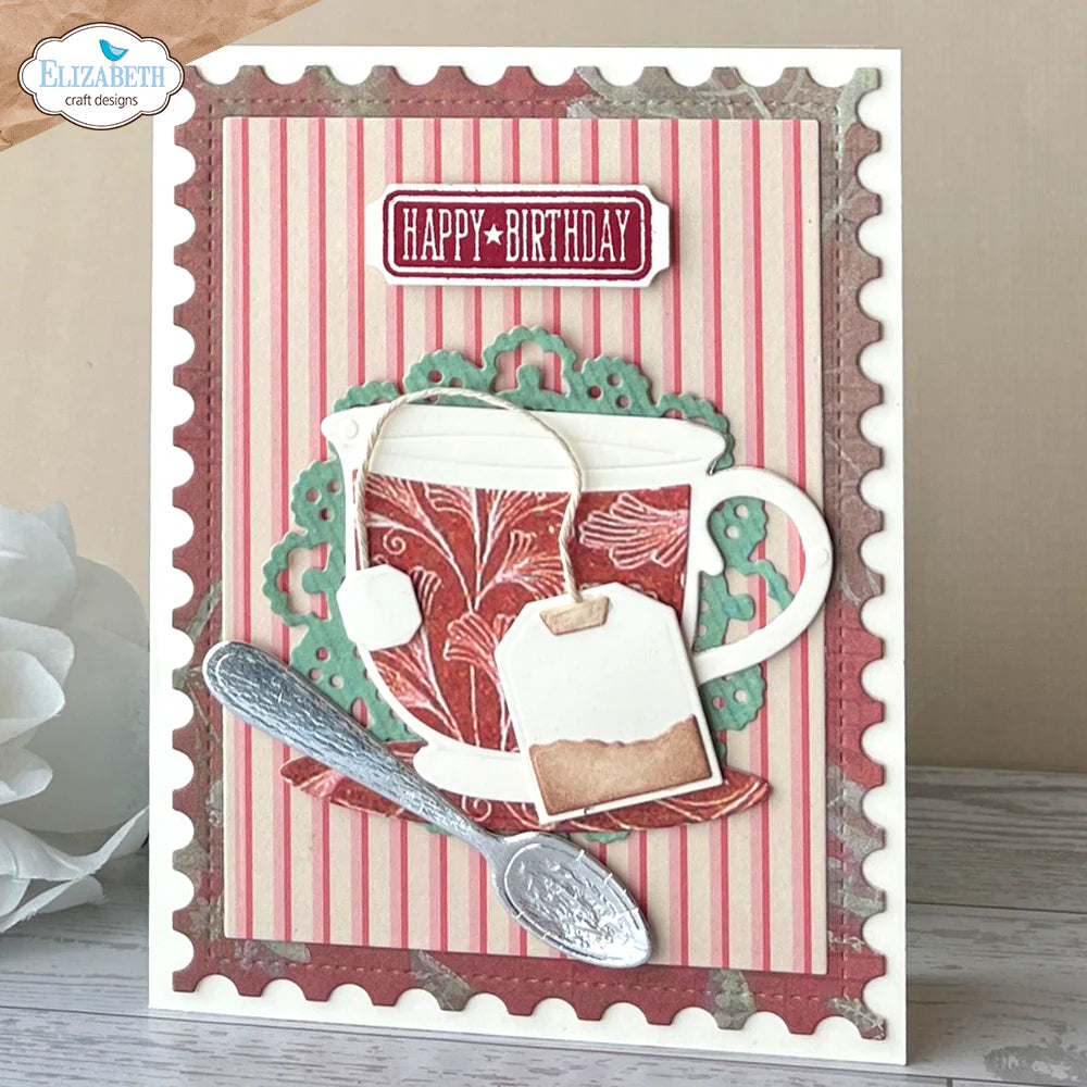 Elizabeth Craft Designs Tea Time Metal Die Set