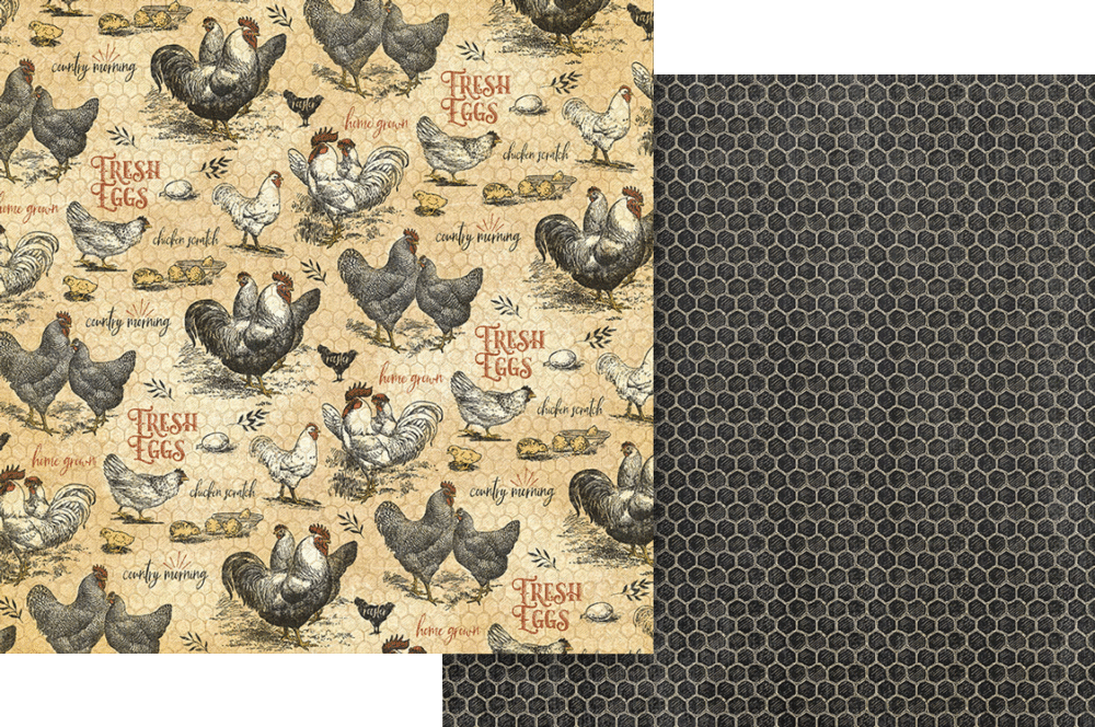 Graphic 45 Farmhouse - Keepsake Kit (with Exclusive Metal Die Set)