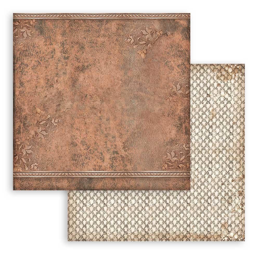 Stamperia Vintage Library Background 8” x 8” Paper Collection