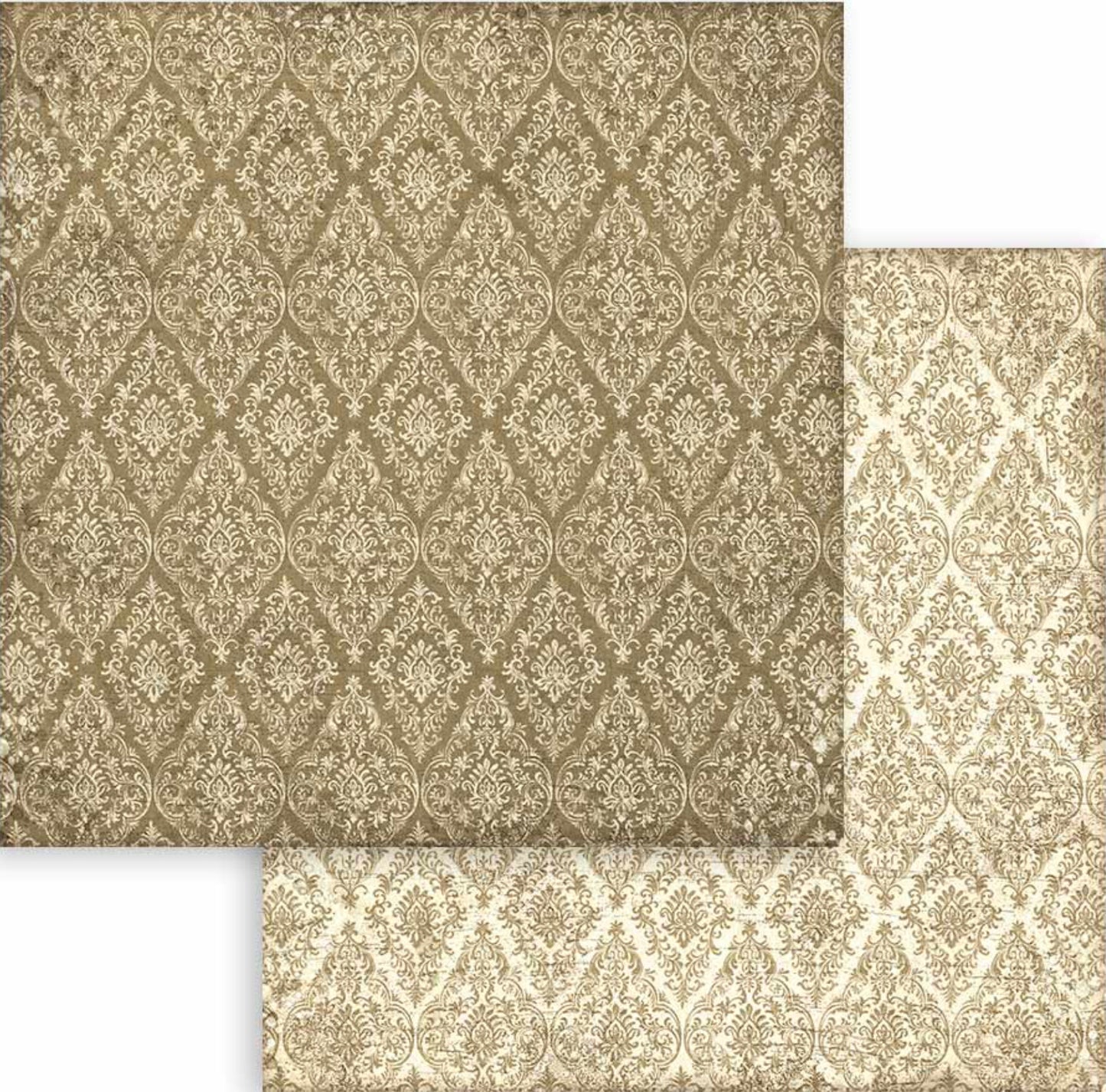 Stamperia Christmas Greetings Backgrounds 12” x 12” Paper Collection