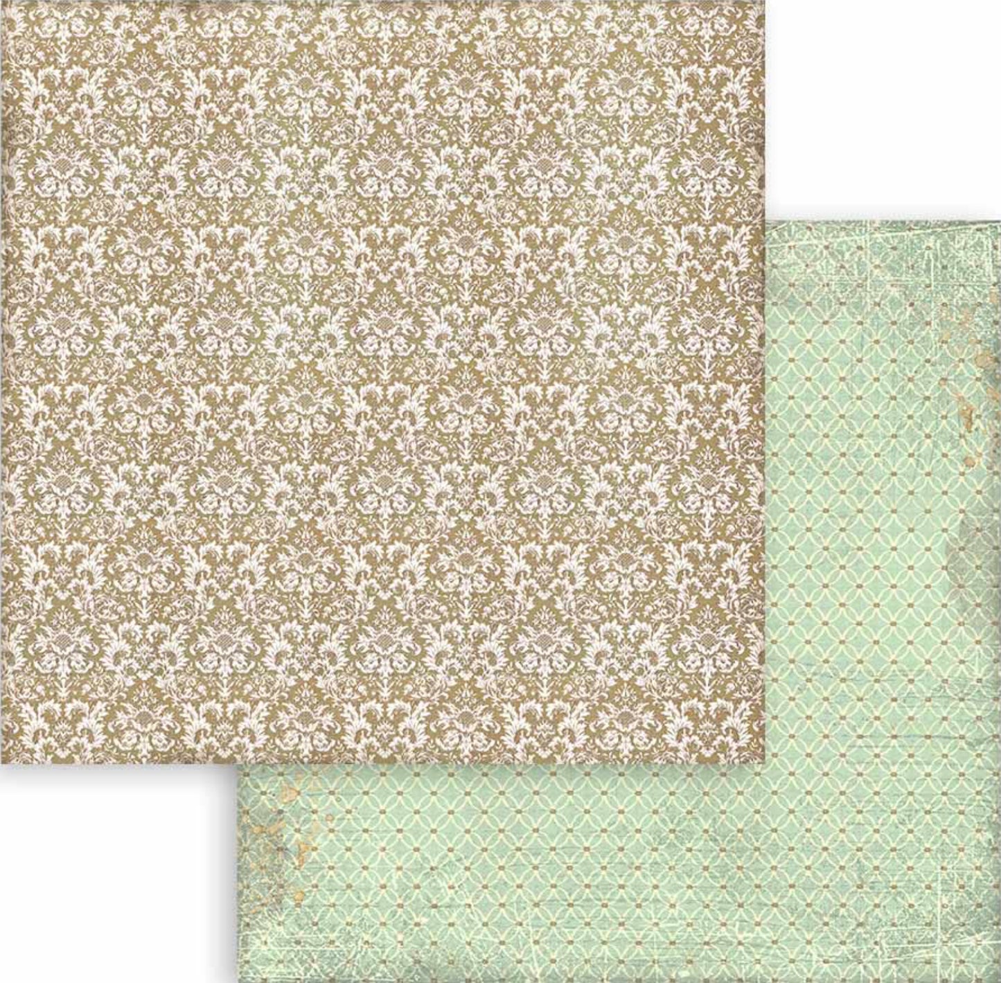 Stamperia Christmas Greetings Backgrounds 12” x 12” Paper Collection