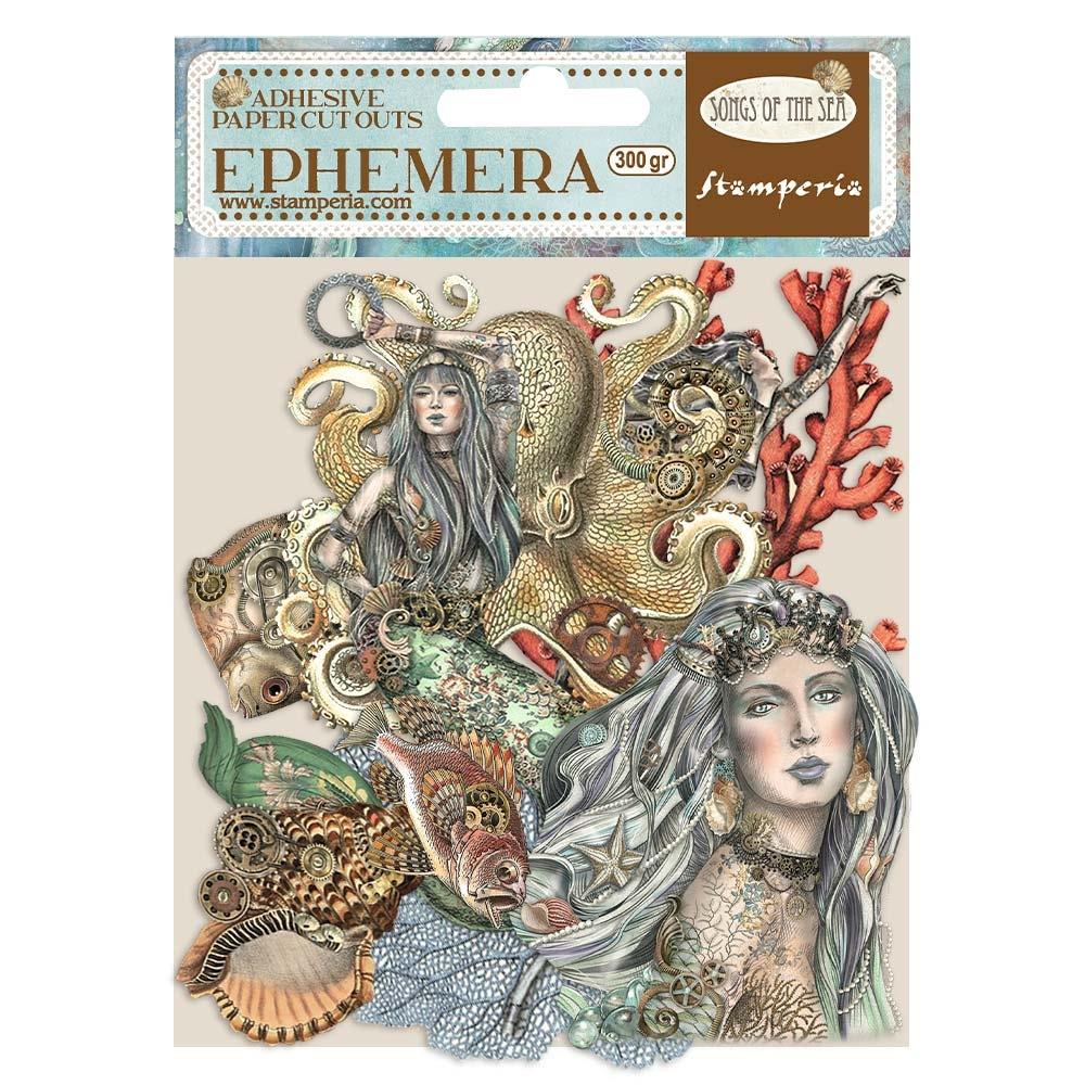 Stamperia Songs of the Sea Mermaids Ephemera