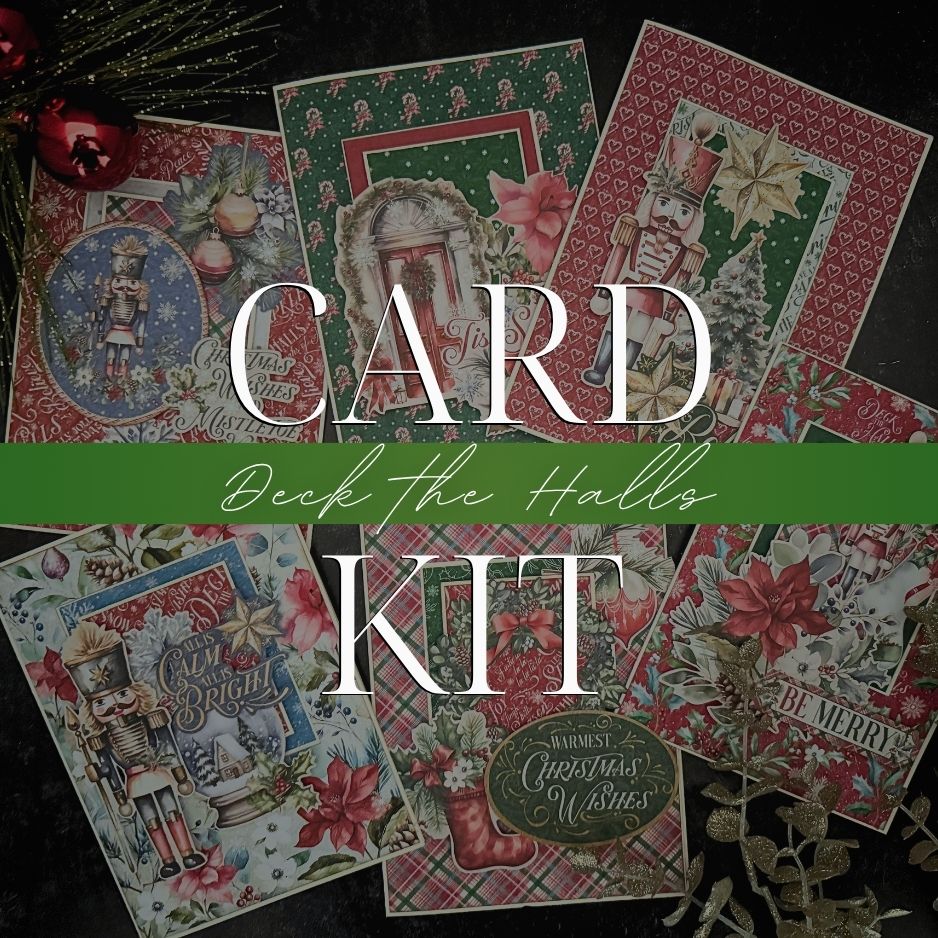 Graphic 45 Deck the Halls - Layered Dimensional Card Set 2025 Kit 8