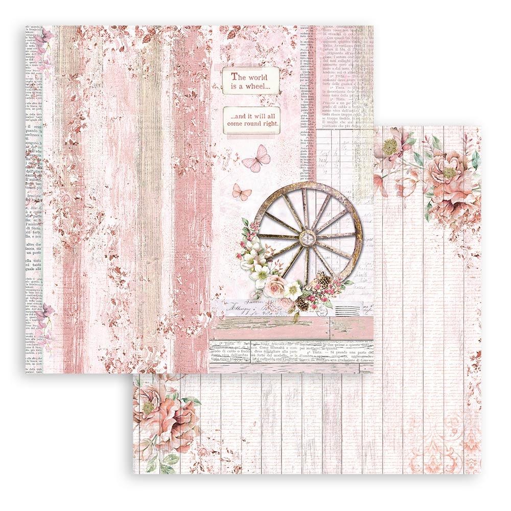 Stamperia Roseland 8” x 8” Paper Collection