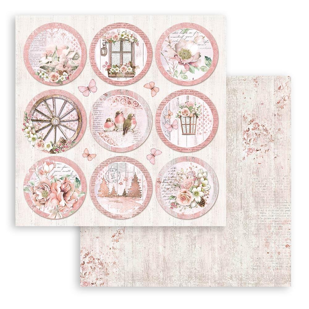 Stamperia Roseland 8” x 8” Paper Collection