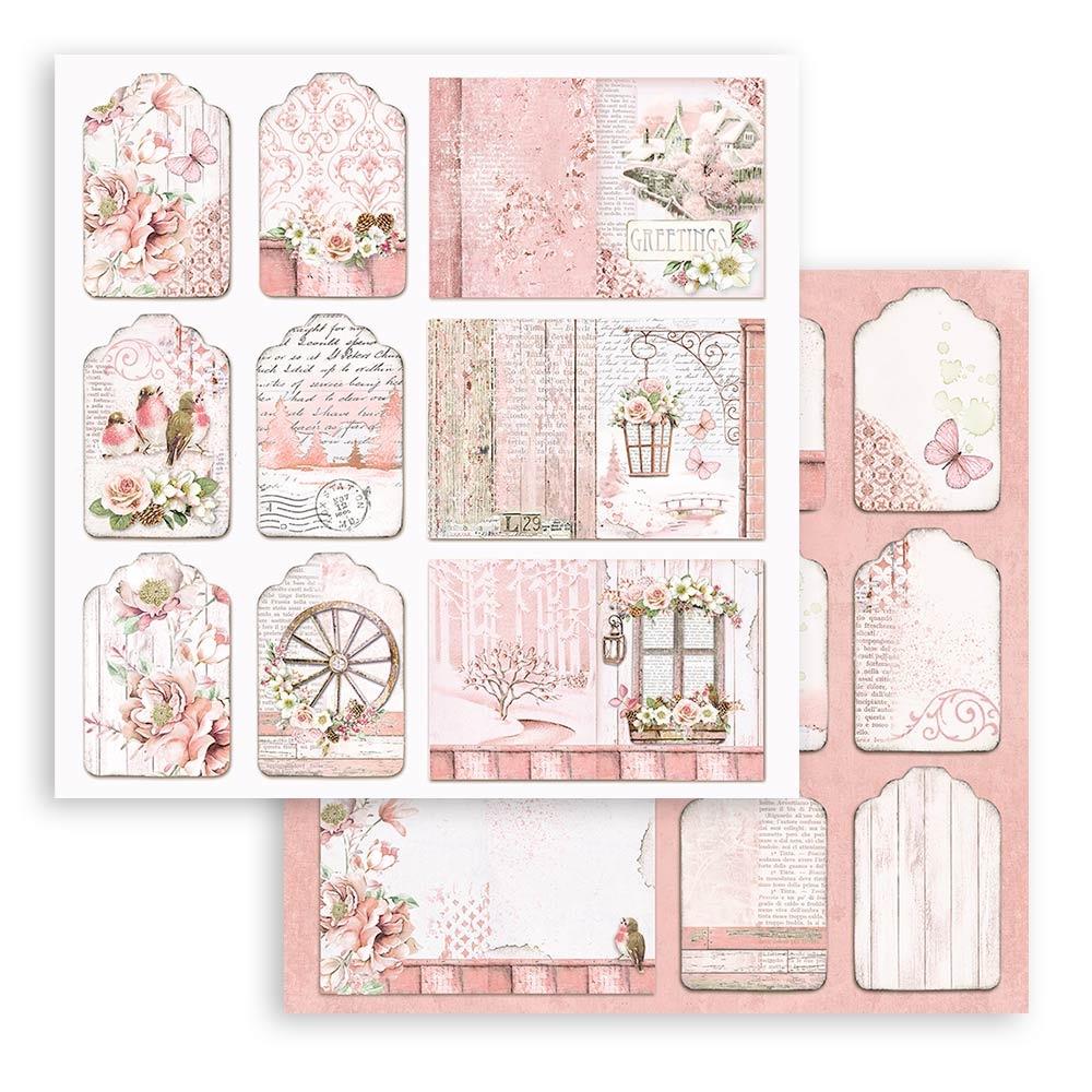 Stamperia Roseland 8” x 8” Paper Collection