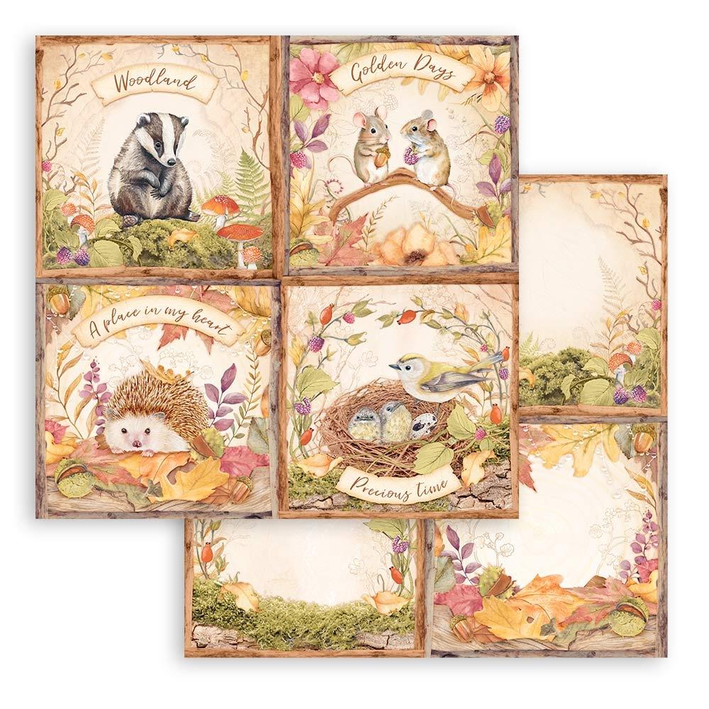 Stamperia Woodland 12” x 12” Paper Collection