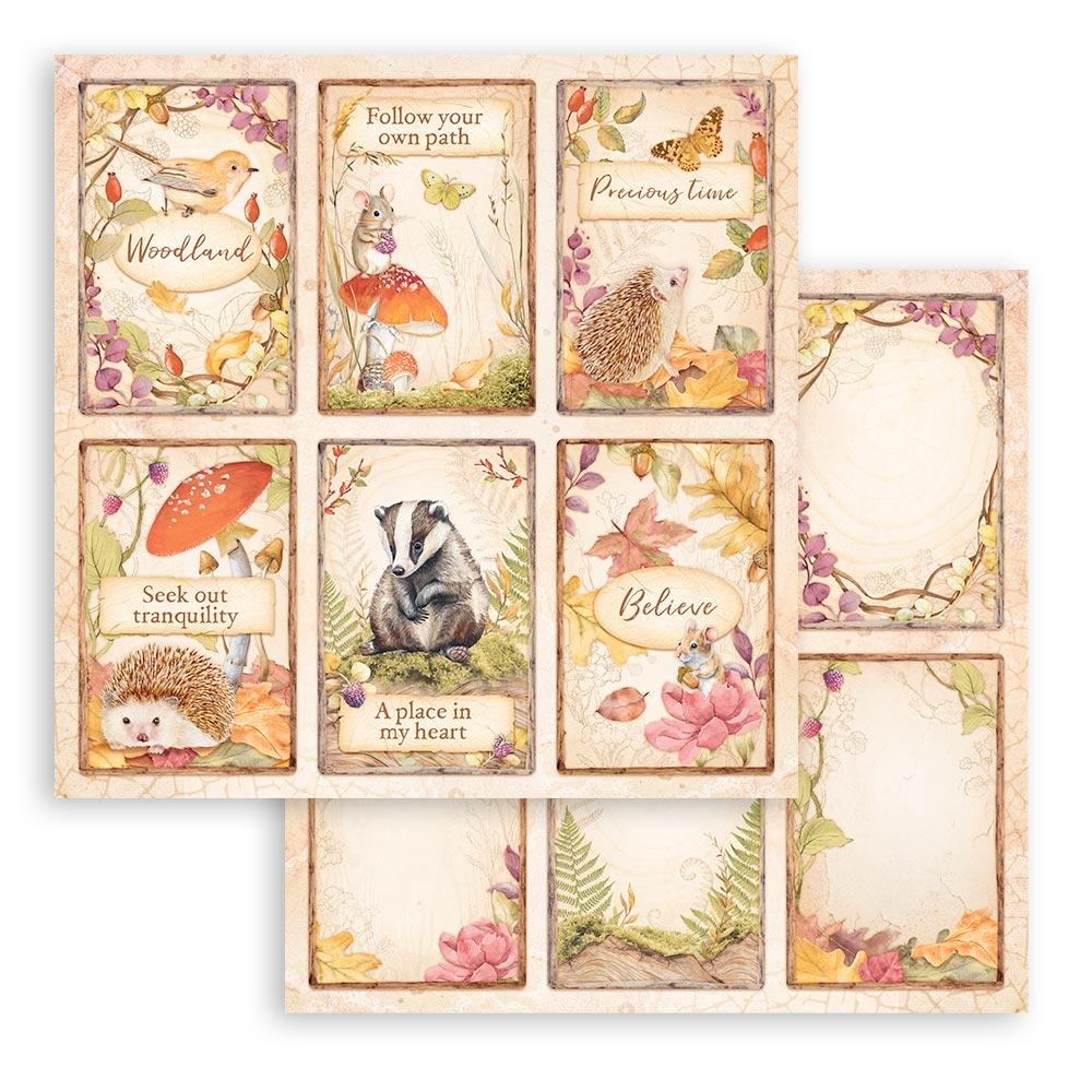 Stamperia Woodland 12” x 12” Paper Collection