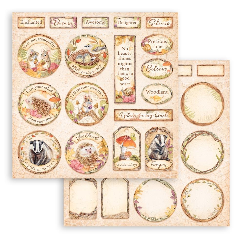 Stamperia Woodland 12” x 12” Paper Collection
