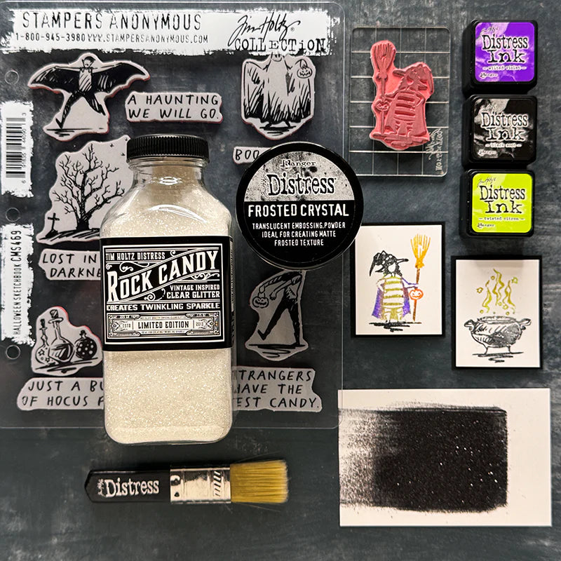 Tim Holtz Distress Glitter - Clear Rock Candy Large *Limited Edition*