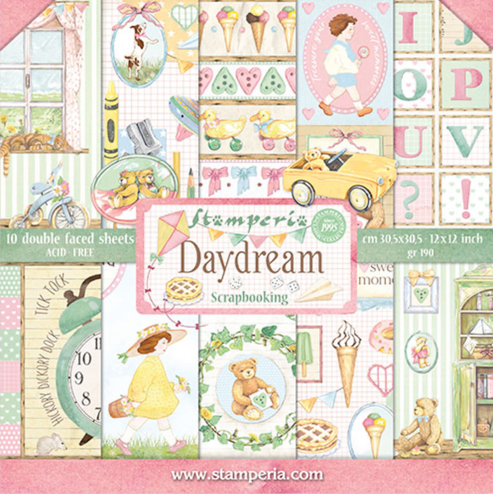 Stamperia Daydream 8” x 8” Paper Collection
