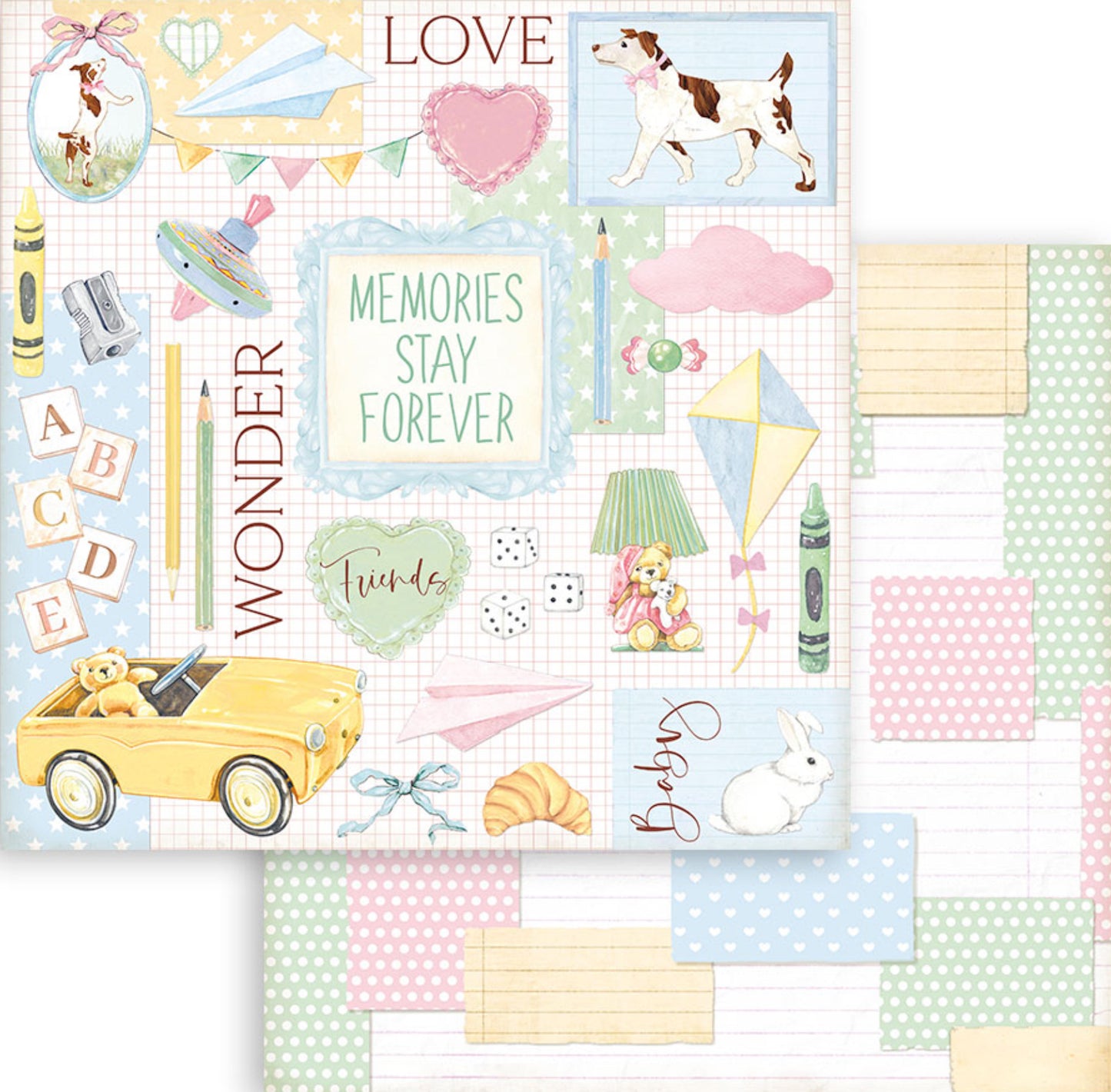 Stamperia Daydream 8” x 8” Paper Collection