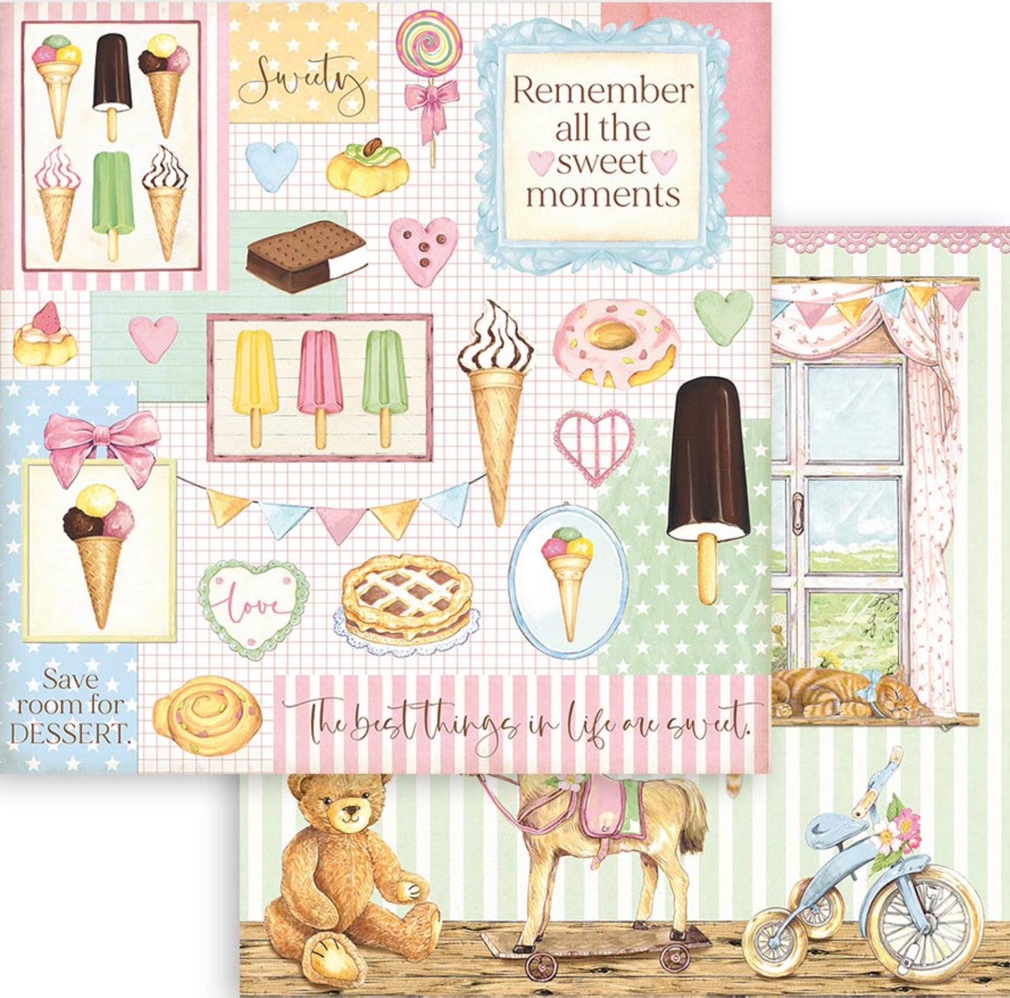 Stamperia Daydream 8” x 8” Paper Collection