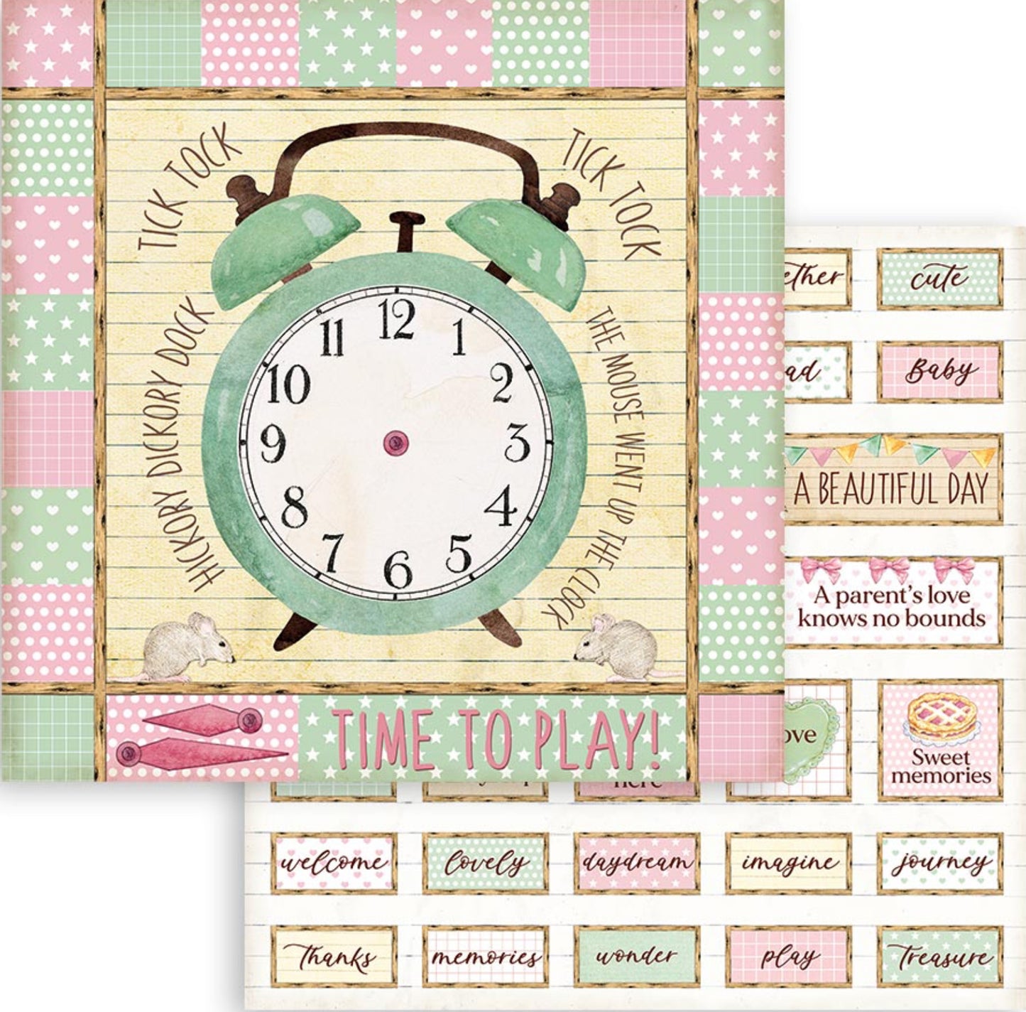 Stamperia Daydream 8” x 8” Paper Collection