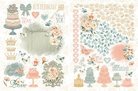 Graphic 45 Always & Forever Rub-On Transfer Set