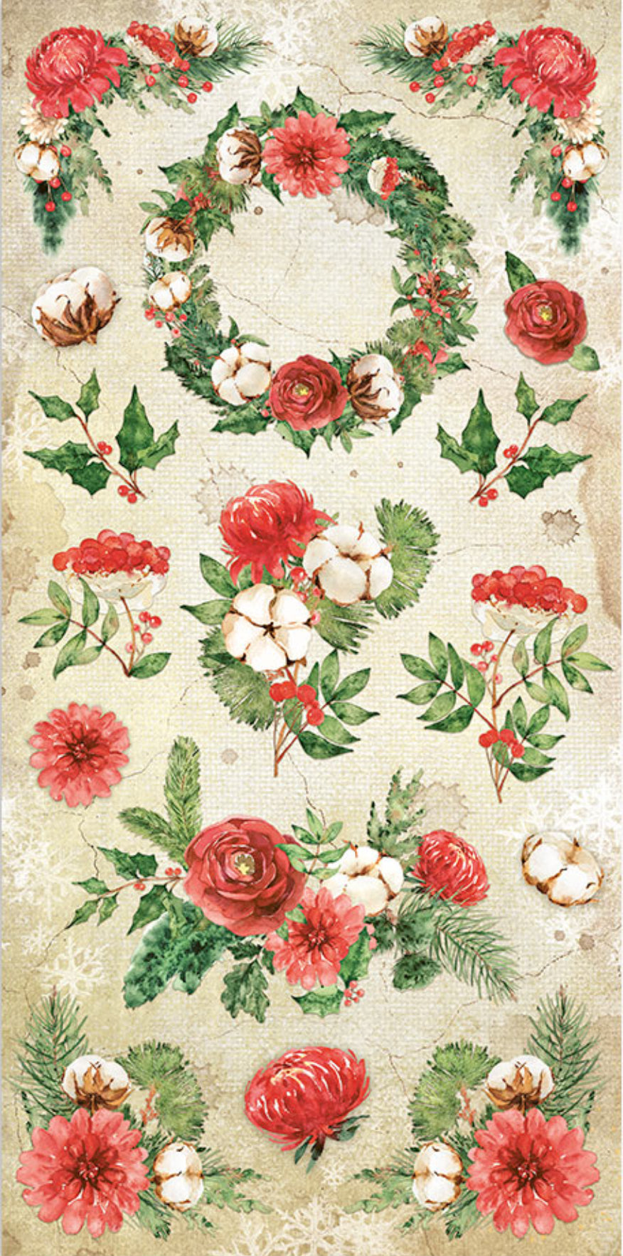 Stamperia Romantic Collection - Home for the Holidays 6” x 12” Paper Collection