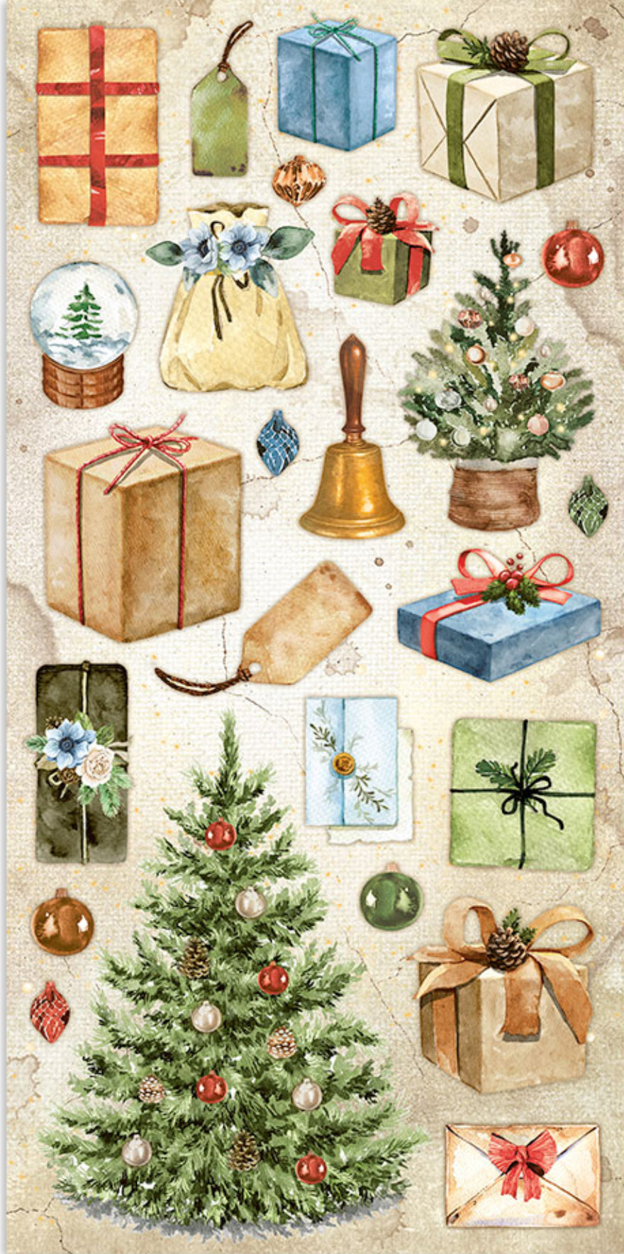 Stamperia Romantic Collection - Home for the Holidays 6” x 12” Paper Collection