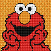 Diamond Art Club Sesame Street Elmo Portrait