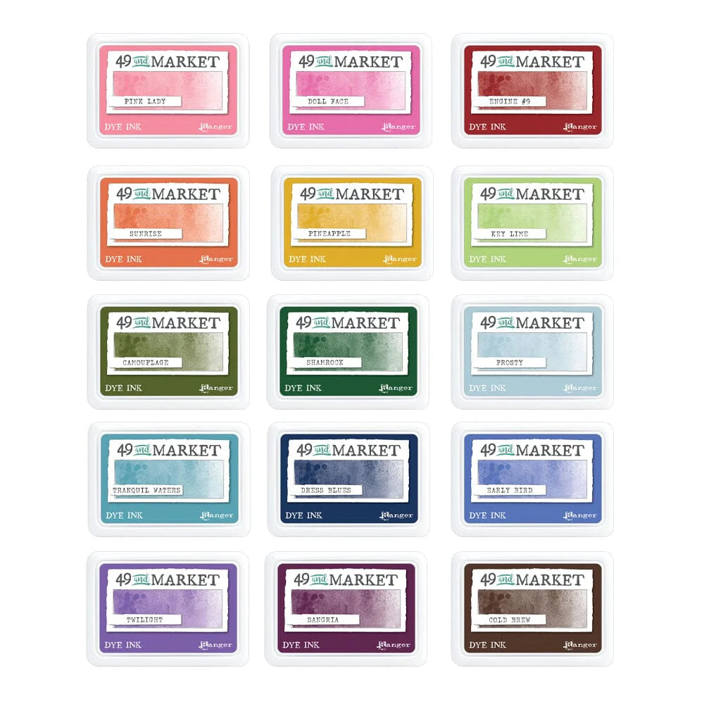 BUY IT ALL: 49 & Market Dye Ink Pad Bundle (15 Colors) #2