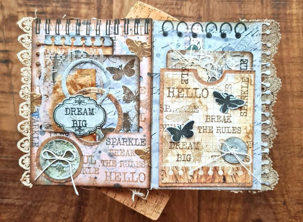 Elizabeth Craft Designs ATC *Special Kit* Die & Stamp ONLY (no planner)