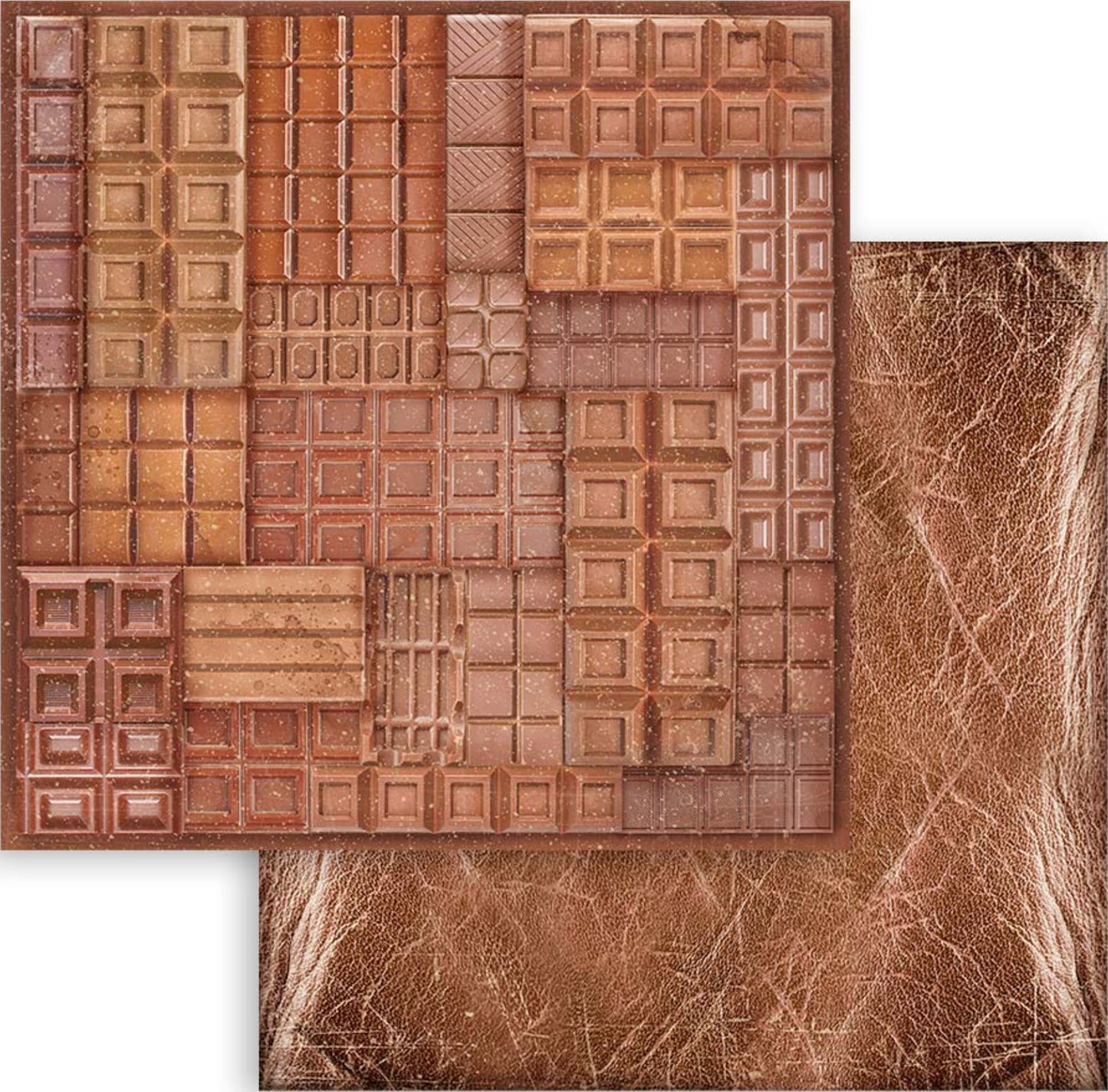 Stamperia Coffee and Chocolate Backgrounds 12” x 12” Paper Collection
