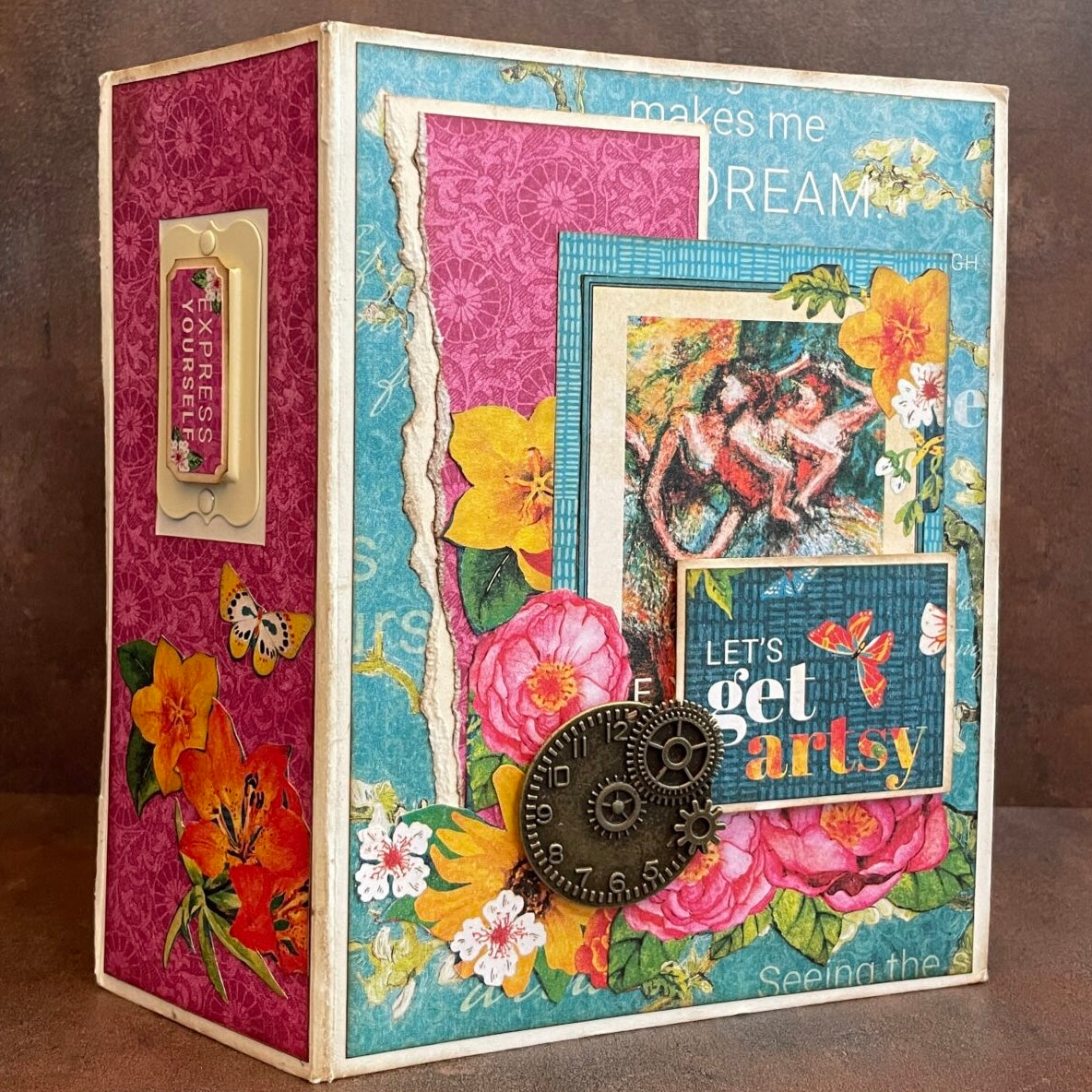 Graphic 45 Let's Get Artsy - Vibrant Tag & Pocket Album Monthly Kit 20 –  Kreative Kreations