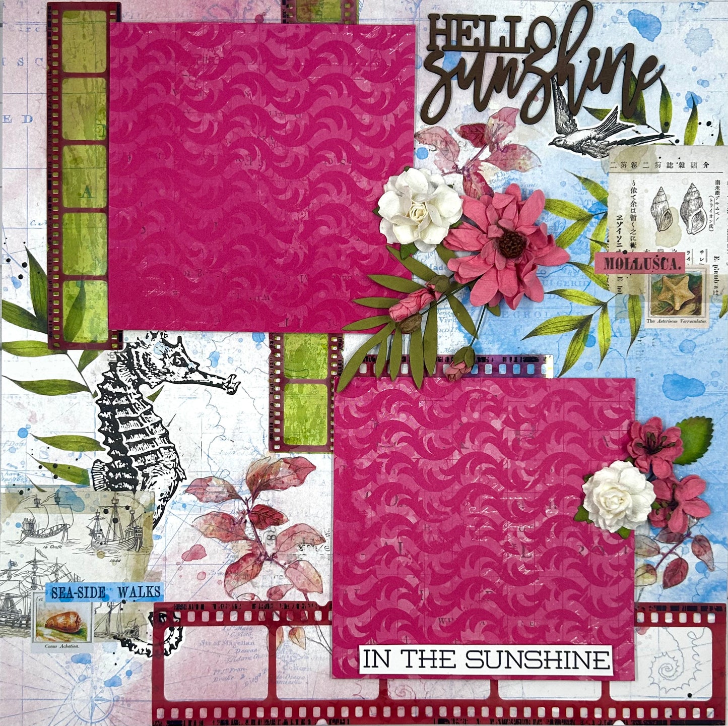Hello Sunshine 2-Page Layout (Virtual Class 91)