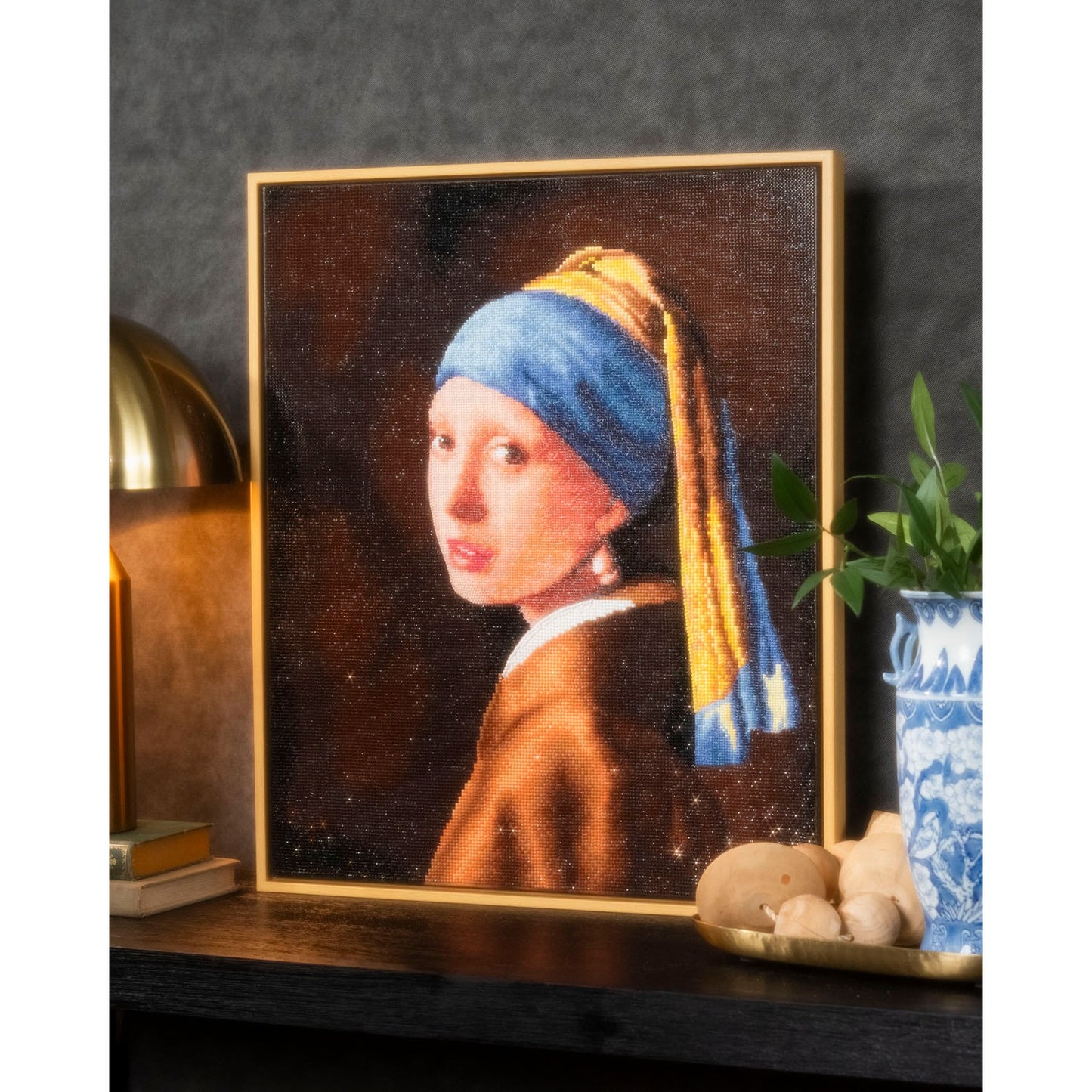 Diamond Dotz MASTERCLASS Girl with the Pearl Earring (après Vermeer)