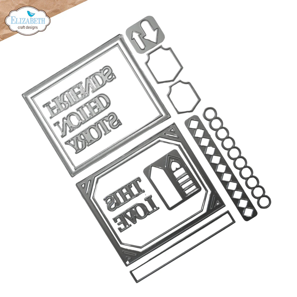 Elizabeth Craft Designs Pocket Page Inserts 3 Metal Die Set