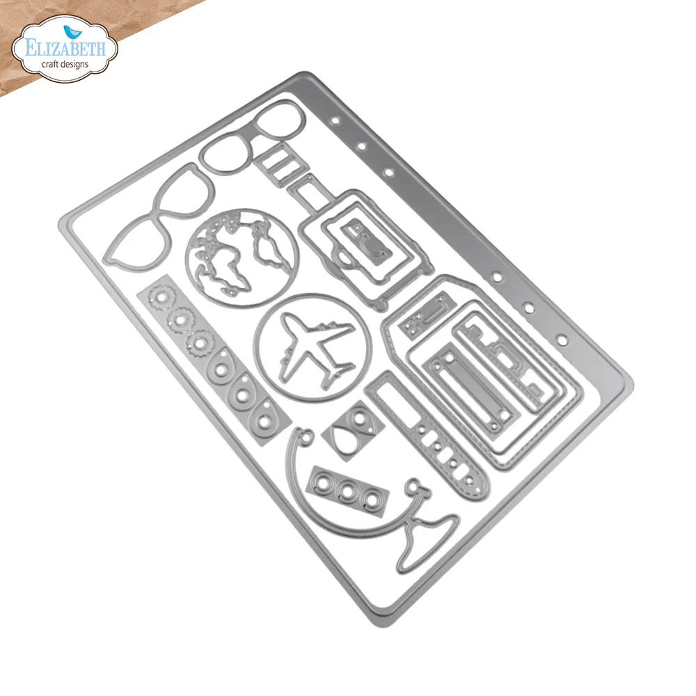 Elizabeth Craft Designs Rounded Travel Page Metal Die Set