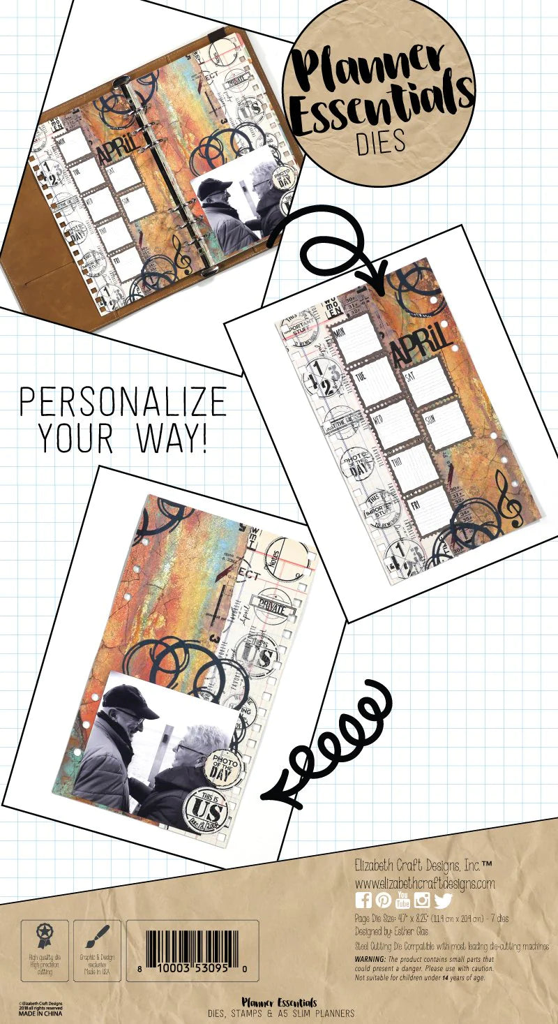 Elizabeth Craft Designs Planner Essentials 10 Smile Page