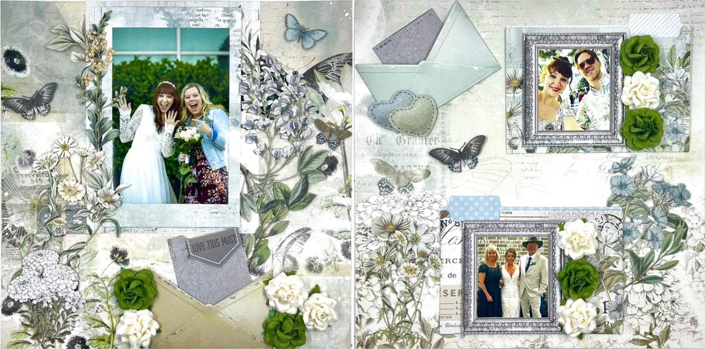 A Moonlit Garden 2-Page Layout