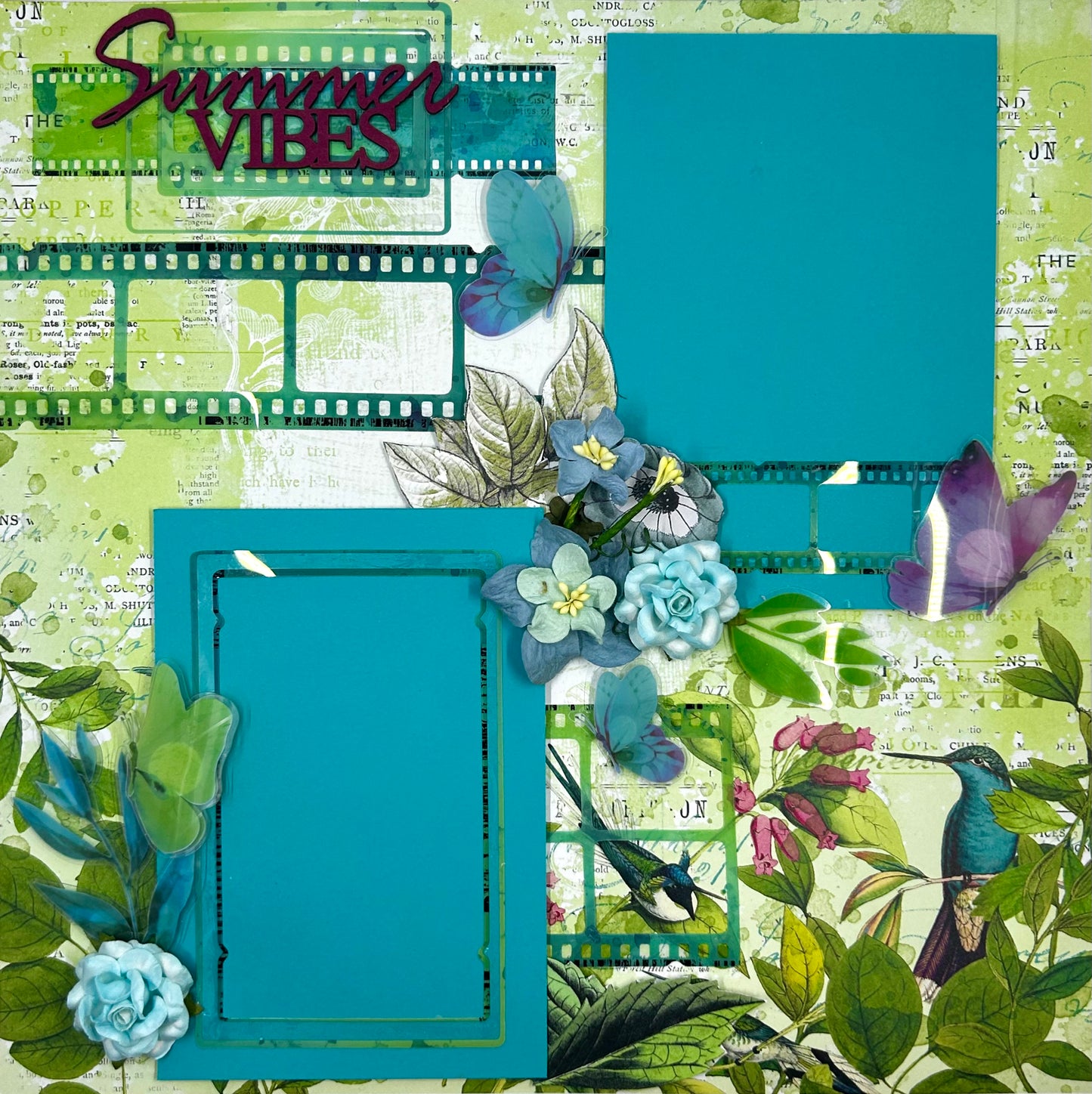 Summer Vibes 2-Page Layout
