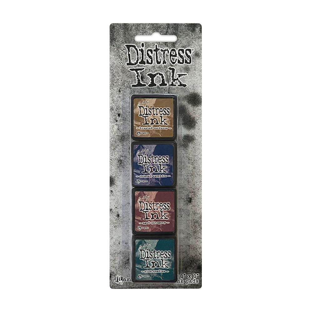 Tim Holtz Distress Mini Ink Pads 4/Pkg - Kit 12