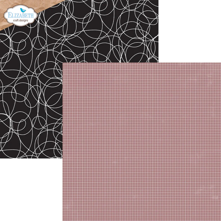 Elizabeth Craft Designs Key Lime Night 12” x 12” Paper