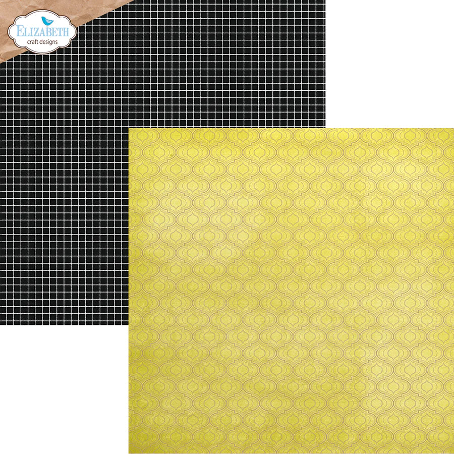 Elizabeth Craft Designs Key Lime Night 12” x 12” Paper