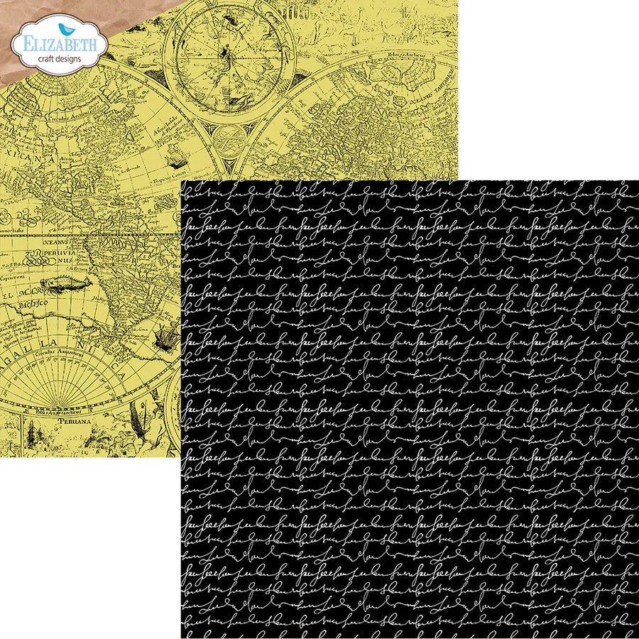 Elizabeth Craft Designs Key Lime Night 12” x 12” Paper