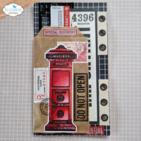 Elizabeth Craft Designs Correspondence From The Past 3 Die & Stamp Set