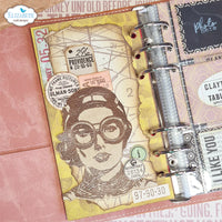 Elizabeth Craft Designs Travels From The Past Die & Stamp Set
