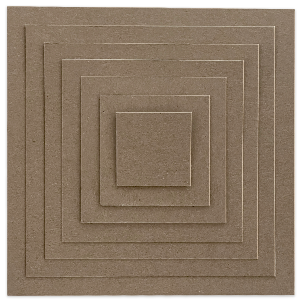 Graphic 45 2 in 1 Tunnel & Pyramid Chipboard 8″ x 8″ Album Set - Kraft