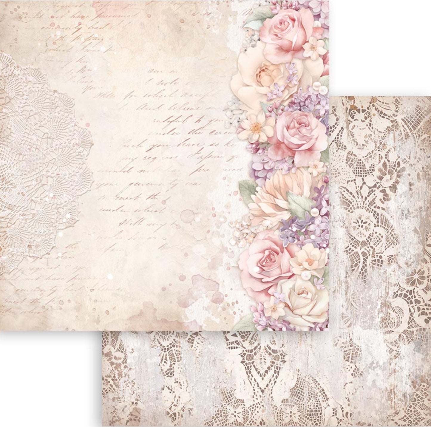 Stamperia Romance Forever 12” x 12” Paper Collection