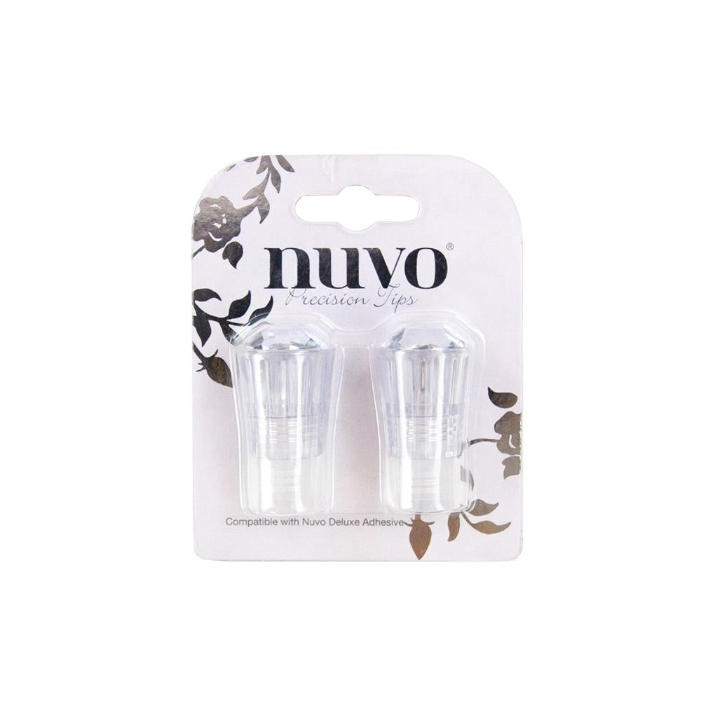 Nuvo Deluxe Adhesive Precision Nozzles 2/Pkg