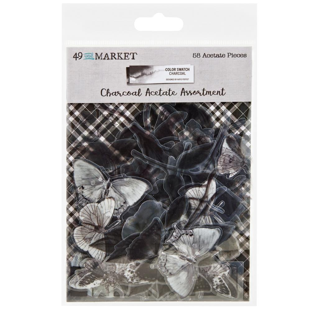 49 & Market Color Swatch Charcoal Acetate Assortment