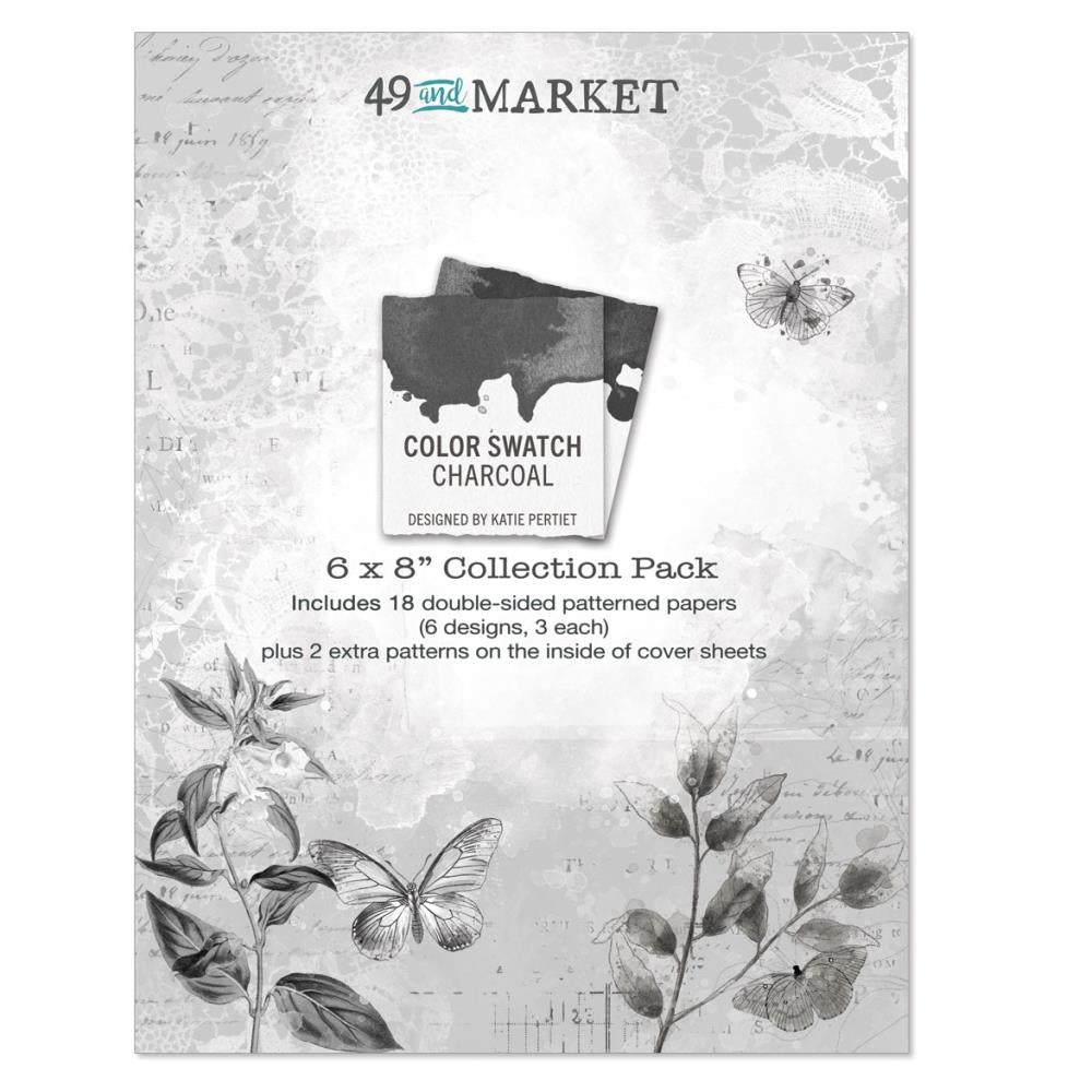 49 & Market Color Swatch Charcoal 6 x 8 Collection Pack