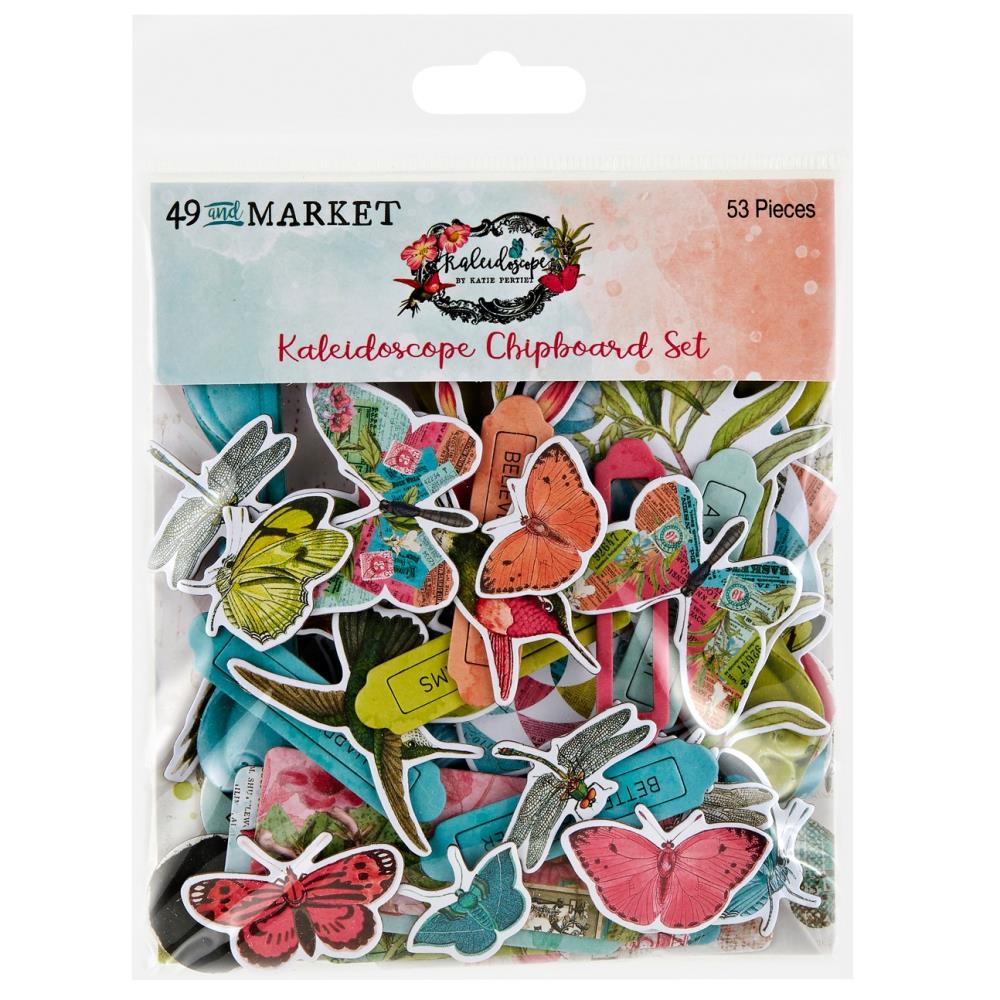 49 & Market Kaleidoscope Chipboard Set